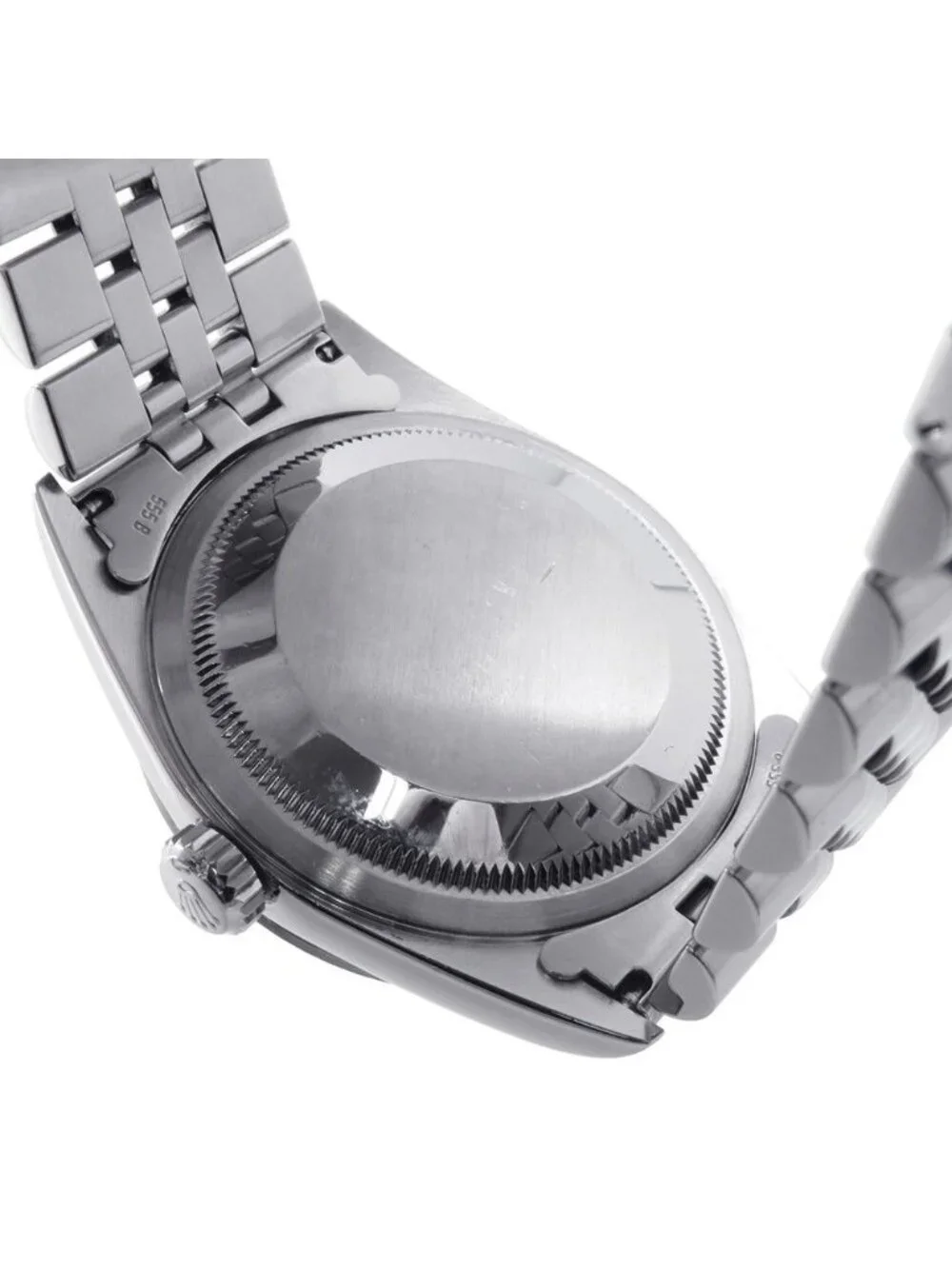 Rolex Datejust 36 Roulette SS White Gold Black Dial Diamond